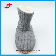 2015 super soft ladies winter fashion monochrome home half boots